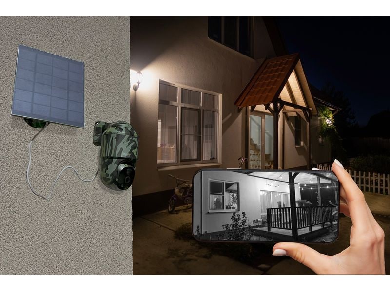 Technaxx Überwachungsset 4G PT Dome TX-290 mit Solarmodul