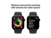 Apple Watch Series 10 42 mm LTE Alu Jet Black Sport M/L