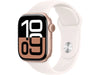 Apple Watch Series 10 42 mm Alu Roségold Sport Weiss S/M