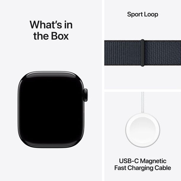 Apple Watch Series 10 42 mm LTE Alu Jet Black Loop