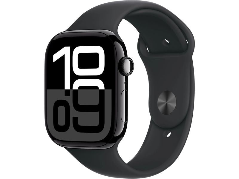 Apple Watch Series 10 46 mm LTE Alu Jet Black Sport S/M