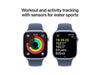 Apple Watch Series 10 46 mm Alu Silber Sport Denim S/M