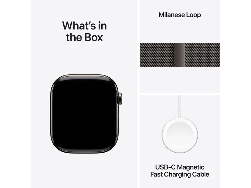 Apple Watch Series 10 46 mm LTE Titanium Slate Loop Milanese S/M