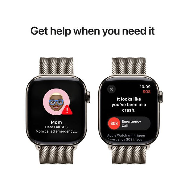 Apple Watch Series 10 42 mm LTE Natural Titanium Loop Milanese