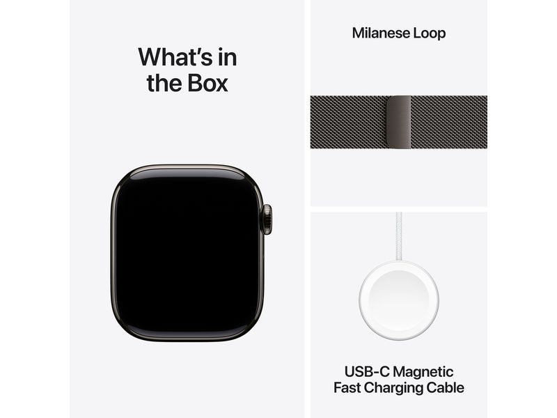 Apple Watch Series 10 42 mm LTE Titanium Slate Loop Milanese