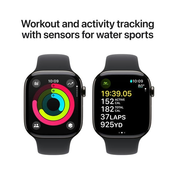 Apple Watch Series 10 46 mm LTE Titanium Jet Black Sport M/L