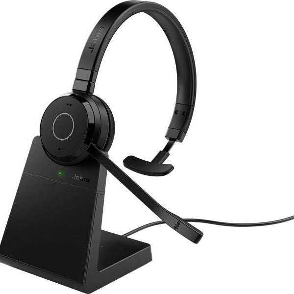 Jabra Headset Evolve 65 TE Mono UC inkl. Ladestation