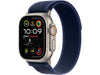 Apple Watch Ultra 2 Natural Titanium Trail Loop Blau S/M