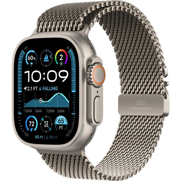 Apple Watch Ultra 2 Natural Titanium Milanese Loop Natural L