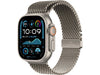 Apple Watch Ultra 2 Natural Titanium Milanese Loop Natural M