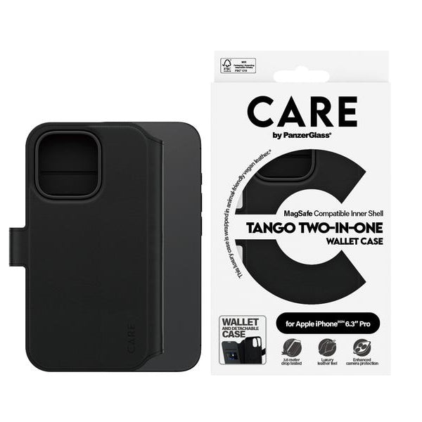 CARE Back Cover Feature Tango 2-in-1 iPhone 16 Pro Schwarz