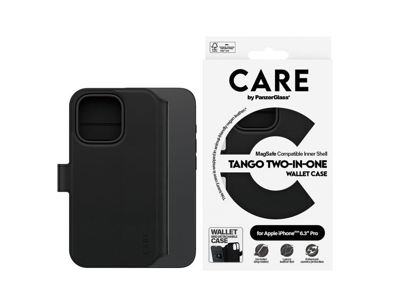 CARE Back Cover Feature Tango 2-in-1 iPhone 16 Pro Schwarz