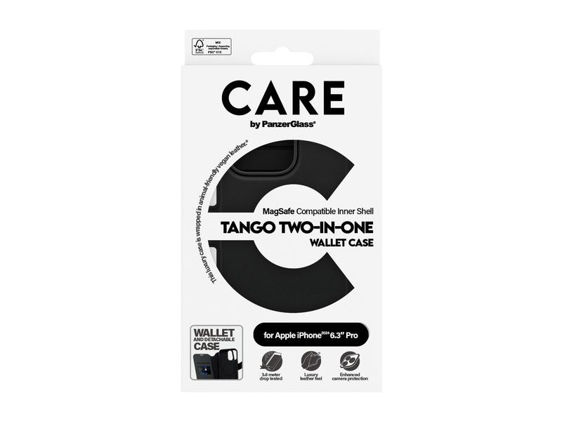 CARE Back Cover Feature Tango 2-in-1 iPhone 16 Pro Schwarz