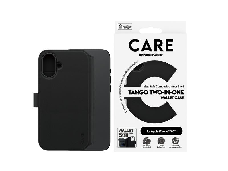 CARE Back Cover Feature Tango 2-in-1 iPhone 16 Plus Schwarz