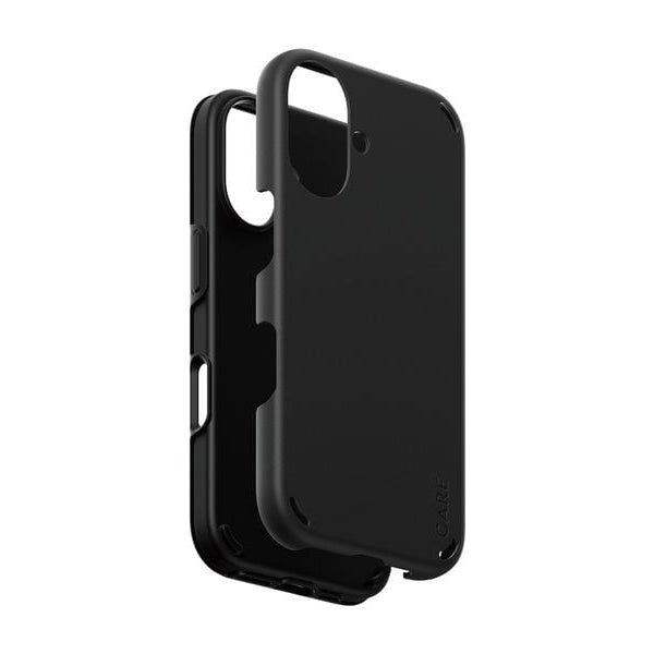 CARE Back Cover Feature Double Defense iPhone 16 Schwarz