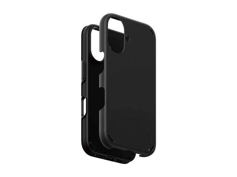 CARE Back Cover Feature Double Defense iPhone 16 Schwarz