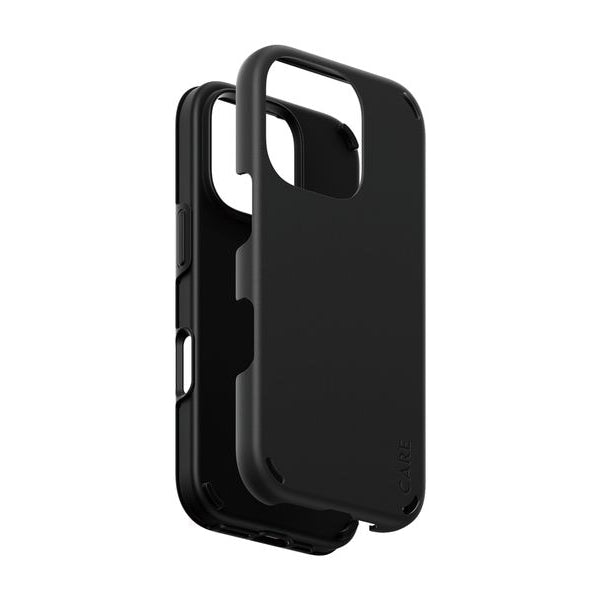 CARE Back Cover Feature Double Defense iPhone 16 Pro Schwarz