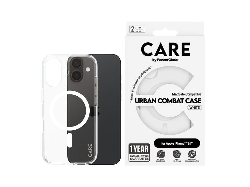 CARE Back Cover Flagship  iPhone 16 Weiss