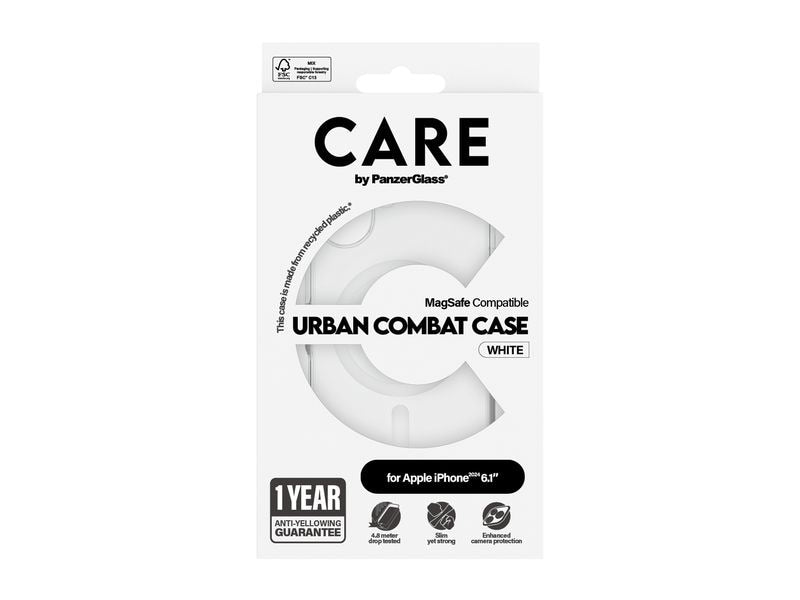 CARE Back Cover Flagship  iPhone 16 Weiss