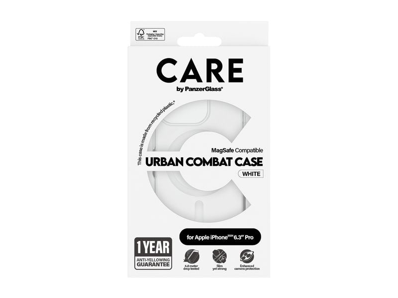 CARE Back Cover Flagship  iPhone 16 Pro Weiss