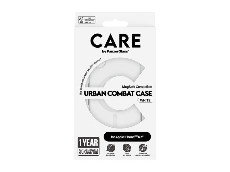 CARE Back Cover Flagship  iPhone 16 Plus Weiss
