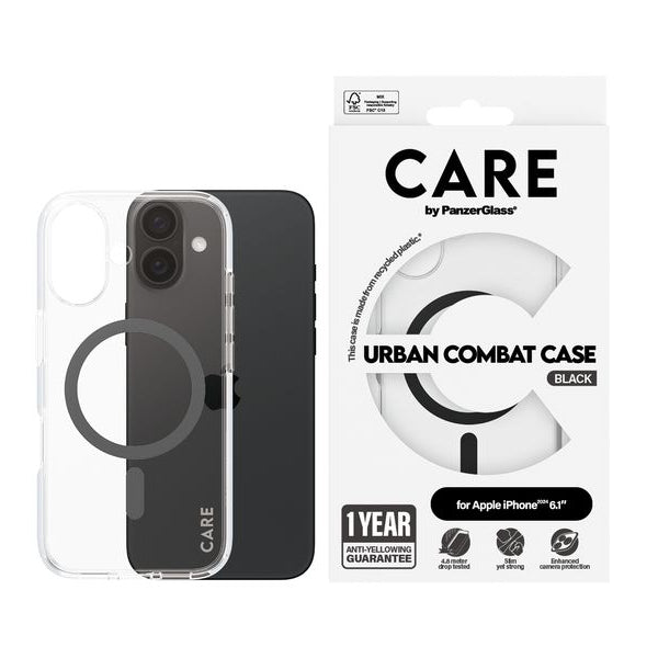 CARE Back Cover Flagship iPhone 16 Schwarz