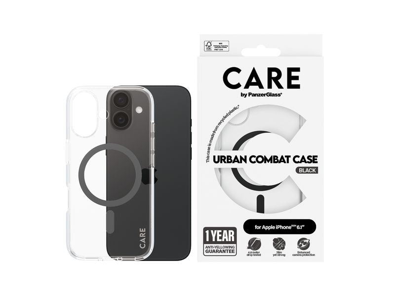 CARE Back Cover Flagship iPhone 16 Schwarz