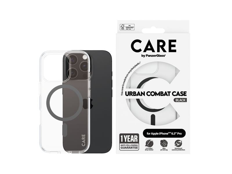 CARE Back Cover Flagship iPhone 16 Pro Schwarz