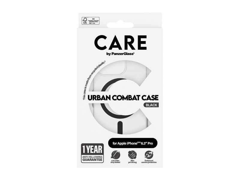 CARE Back Cover Flagship iPhone 16 Pro Schwarz