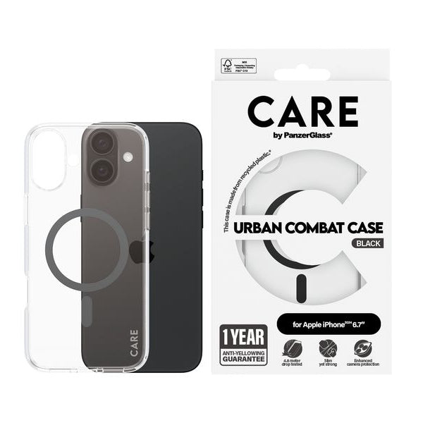 CARE Back Cover Flagship iPhone 16 Plus Schwarz