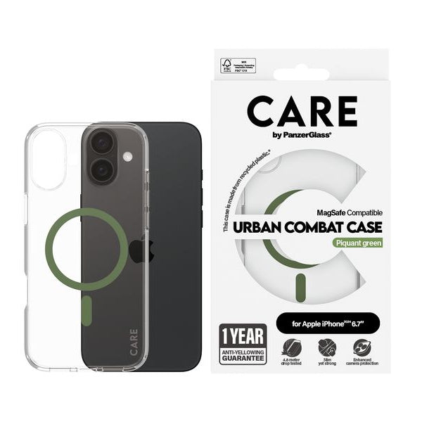 CARE Back Cover Flagship iPhone 16 Plus Grün
