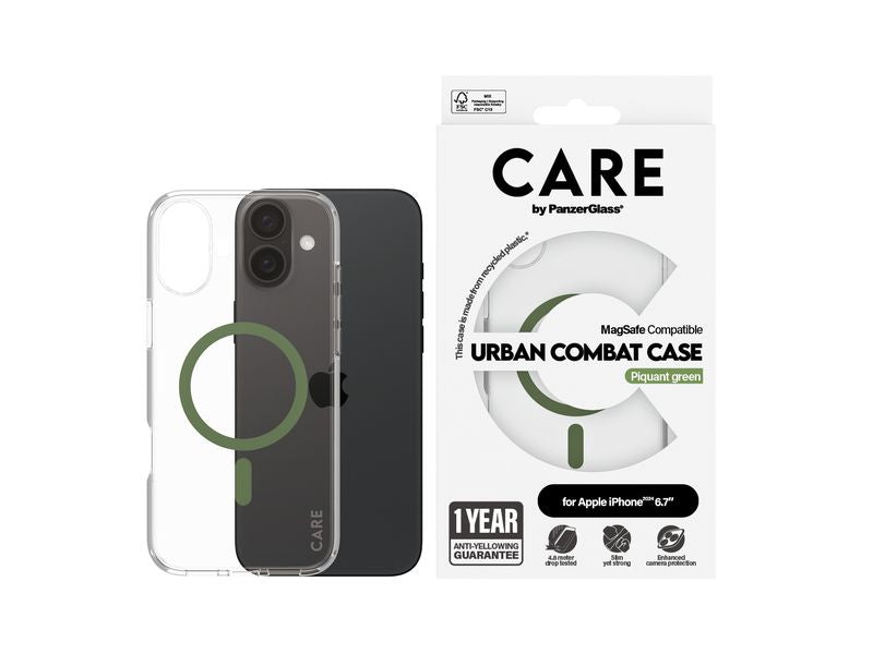 CARE Back Cover Flagship iPhone 16 Plus Grün