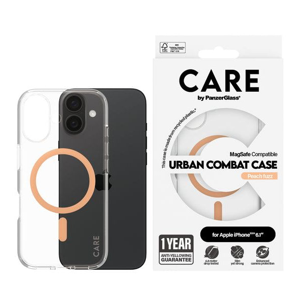 CARE Back Cover Flagship iPhone 16 Peachy