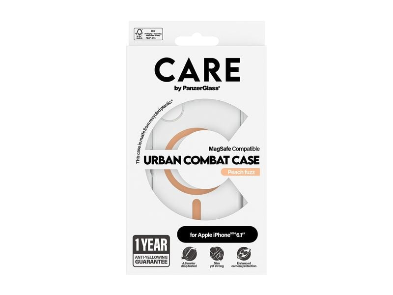 CARE Back Cover Flagship iPhone 16 Peachy