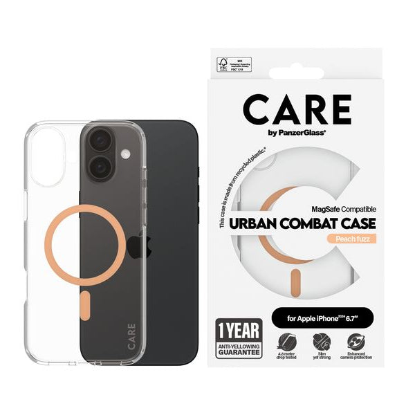 CARE Back Cover Flagship iPhone 16 Plus Peachy