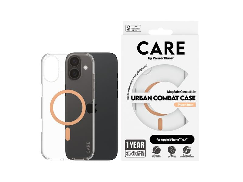 CARE Back Cover Flagship iPhone 16 Plus Peachy