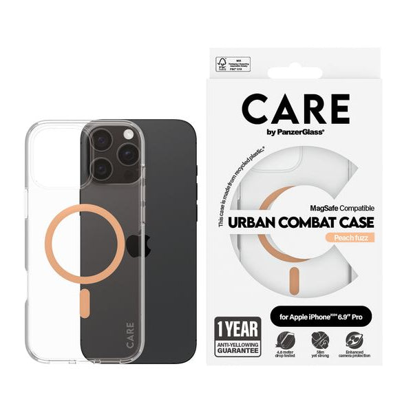 CARE Back Cover Flagship iPhone 16 Pro Max Peachy