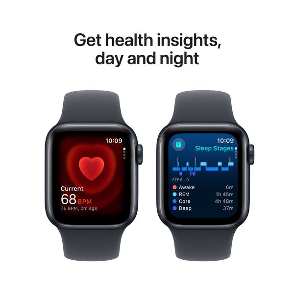 Apple Watch SE 2024 40 mm LTE Alu Sport Mitternacht M/L