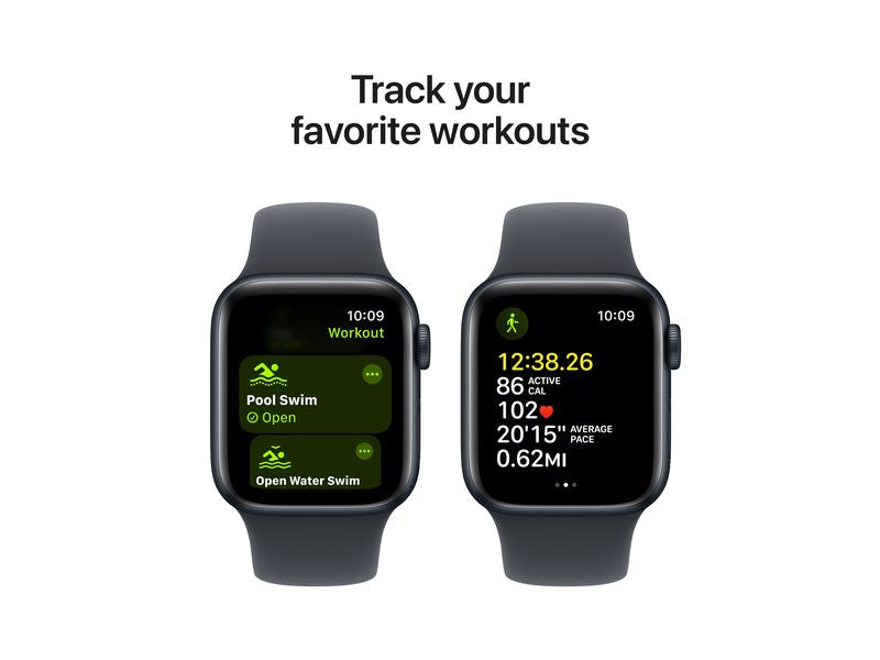 Apple Watch SE 2024 40 mm LTE Alu Sport Mitternacht M/L