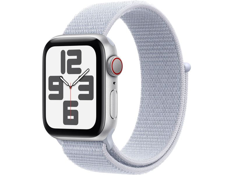 Apple Watch SE 2024 40 mm LTE Silver Blue Cloud Sport Loop