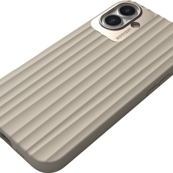 Nudient Back Cover Bold MagSafe iPhone 16 Plus Linen Beige
