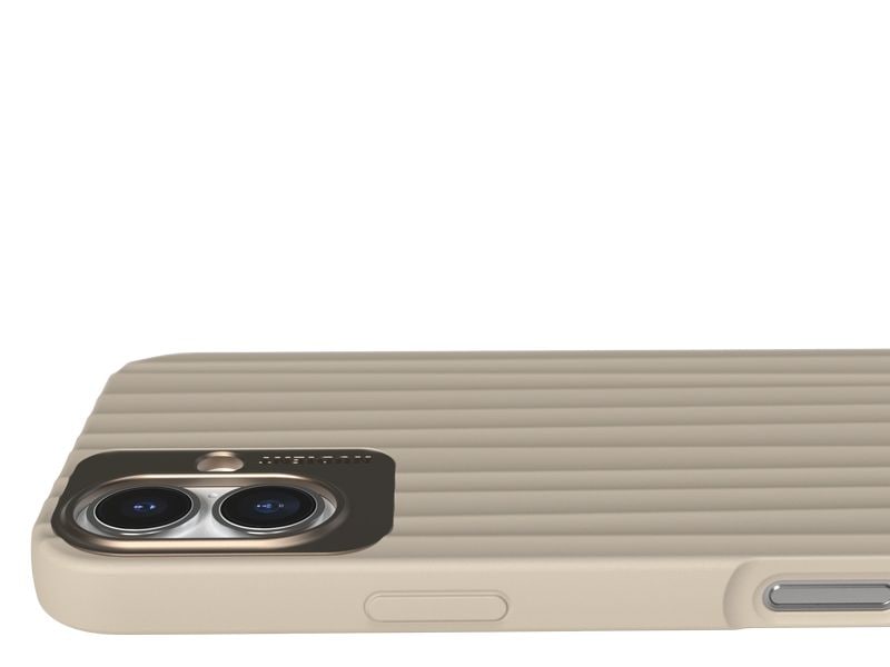 Nudient Back Cover Bold MagSafe iPhone 16 Plus Linen Beige