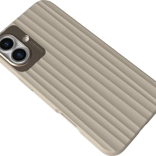 Nudient Back Cover Bold MagSafe iPhone 16 Plus Linen Beige