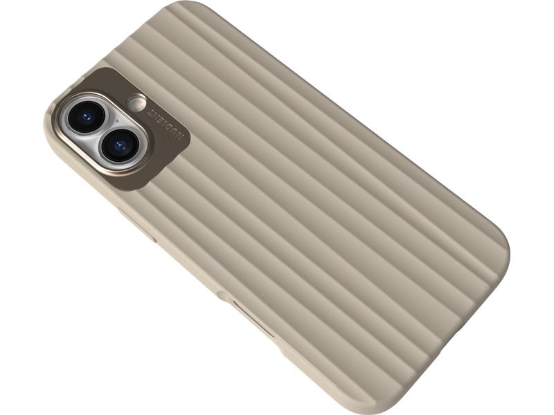 Nudient Back Cover Bold MagSafe iPhone 16 Plus Linen Beige