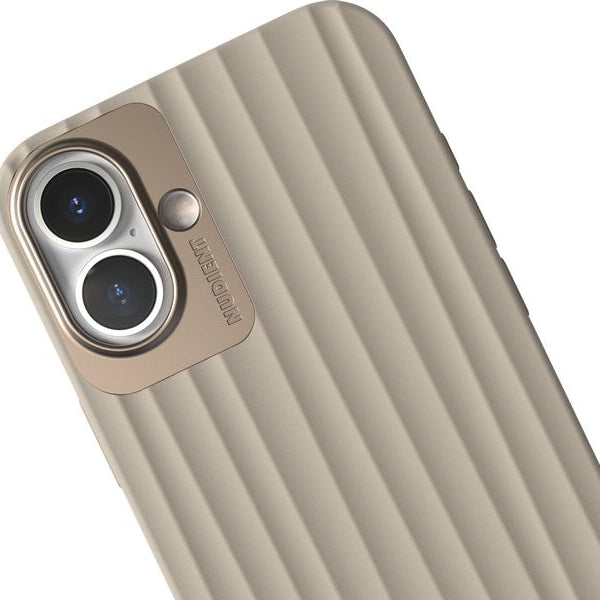 Nudient Back Cover Bold MagSafe iPhone 16 Plus Linen Beige