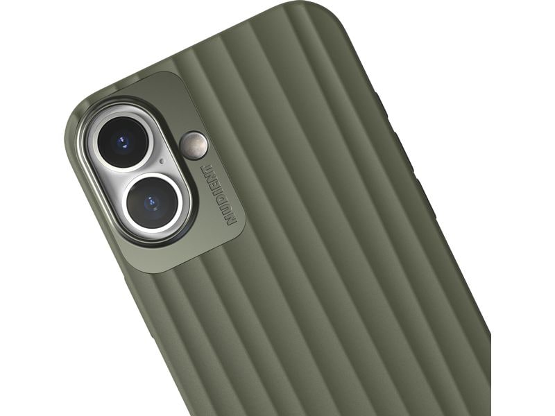 Nudient Back Cover Bold MagSafe iPhone 16 Plus Olive Green