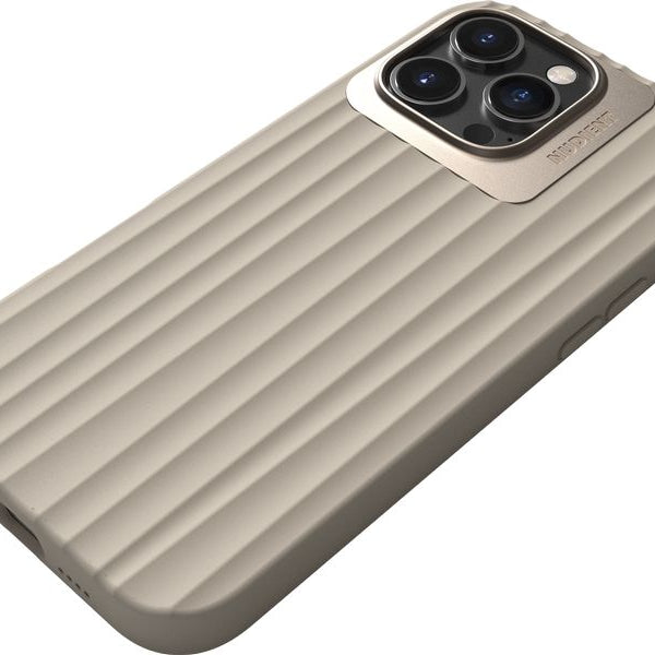 Nudient Back Cover Bold MagSafe iPhone 16 Pro Max Linen Beige
