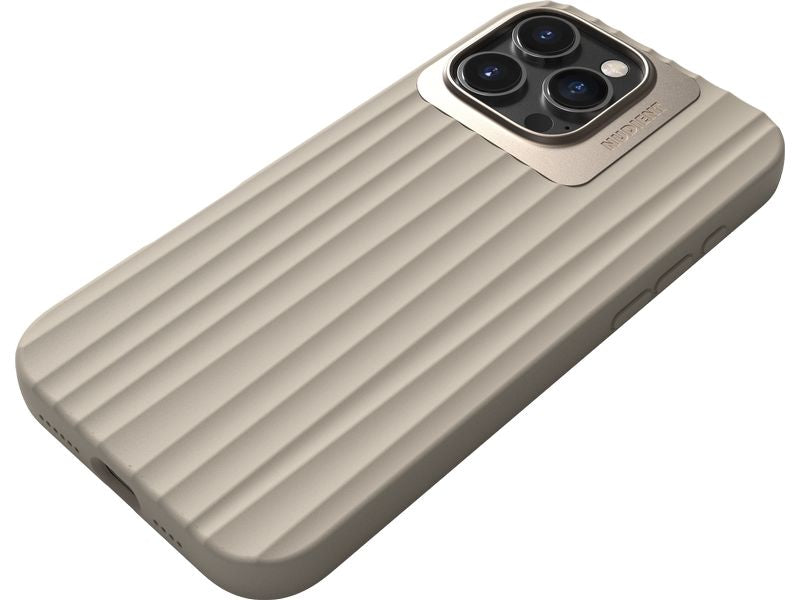 Nudient Back Cover Bold MagSafe iPhone 16 Pro Max Linen Beige