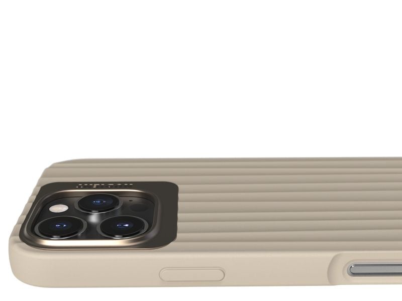 Nudient Back Cover Bold MagSafe iPhone 16 Pro Max Linen Beige