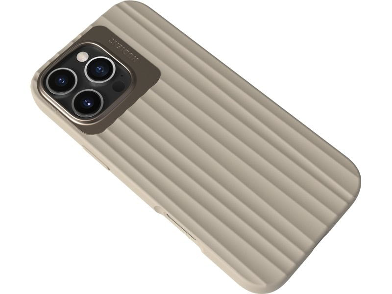 Nudient Back Cover Bold MagSafe iPhone 16 Pro Max Linen Beige